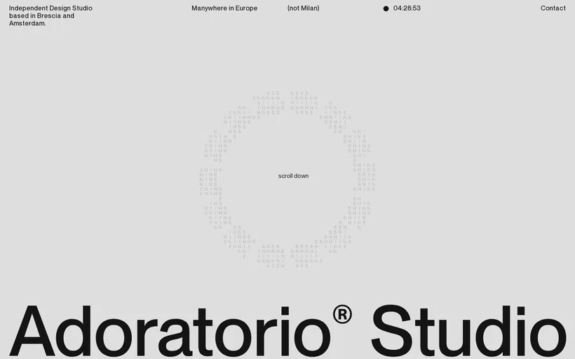 Adoratorio — desktop