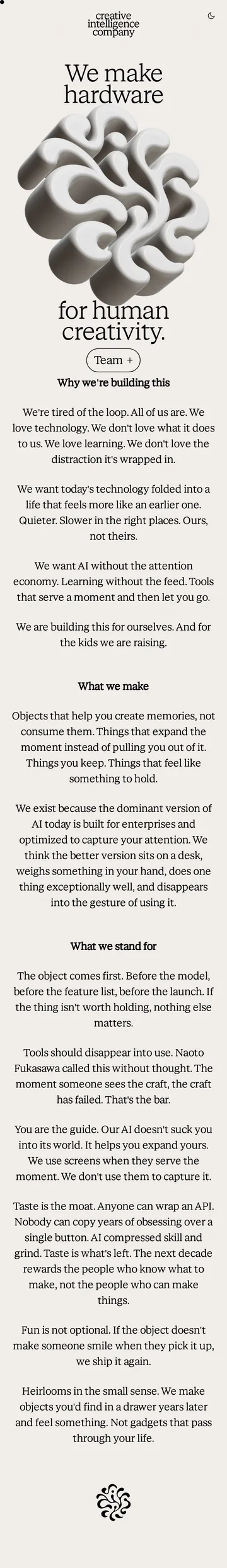 Creative Inc — mobile