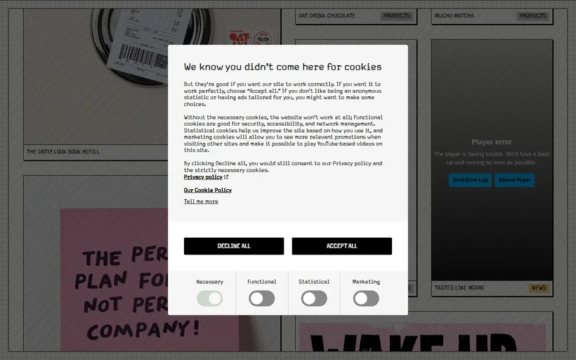 Oatly — desktop