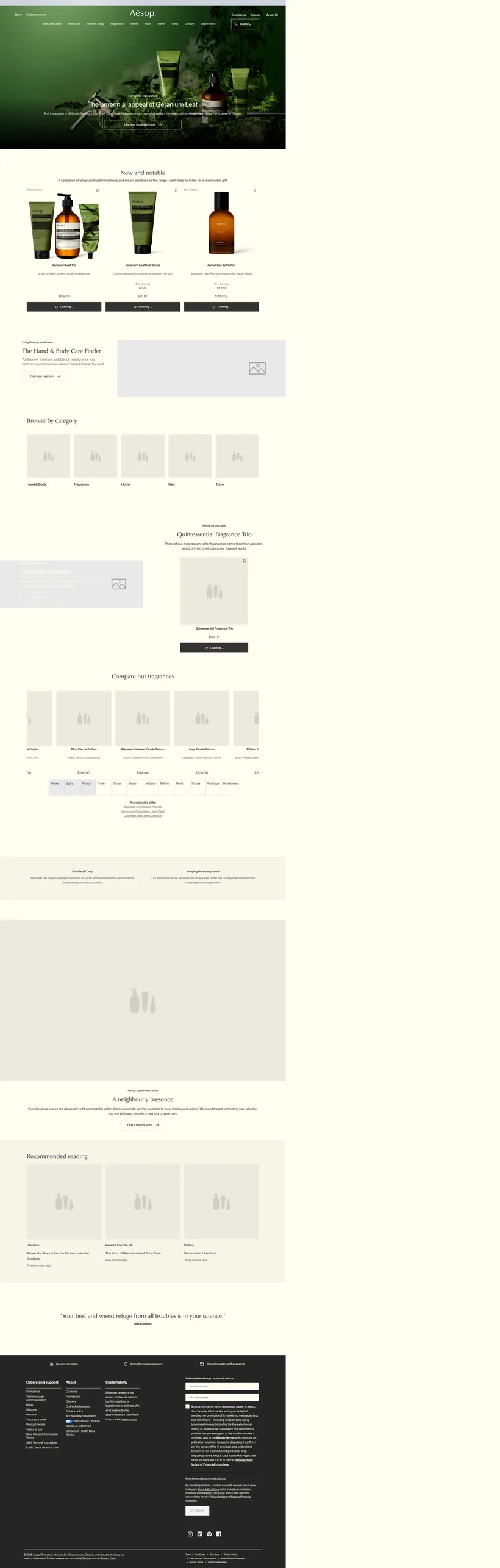 Aesop — desktop