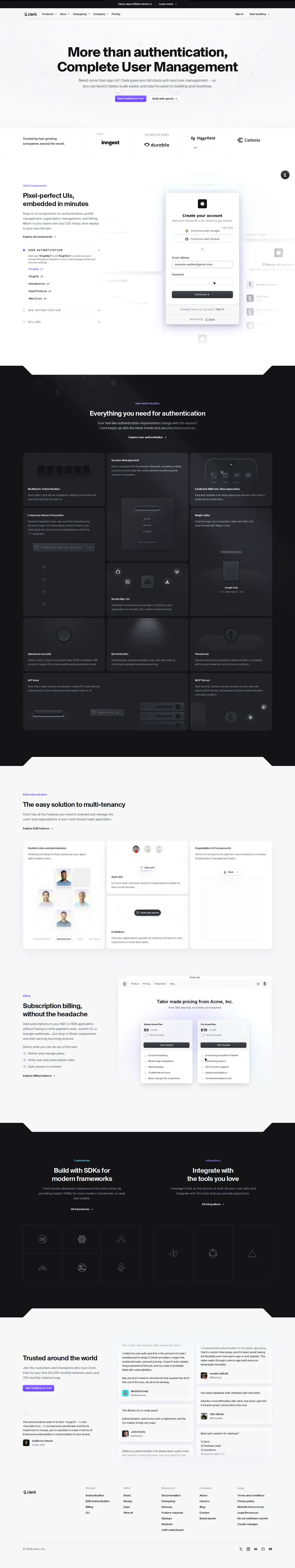 Clerk — desktop