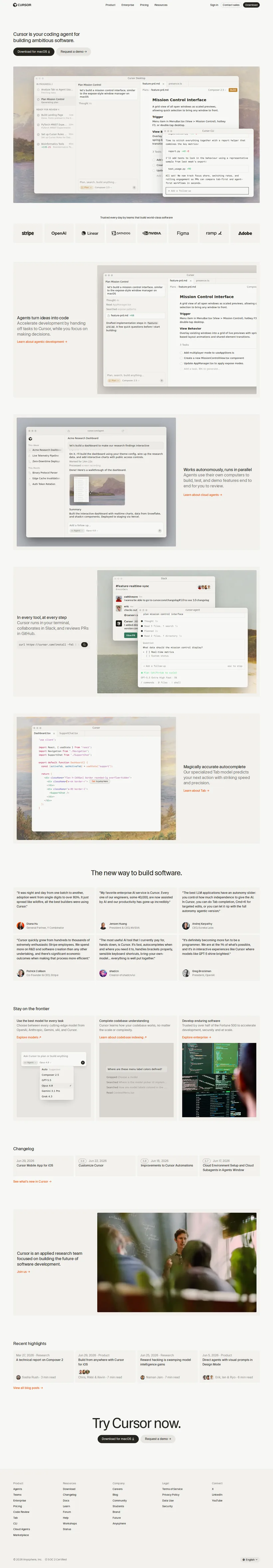 Cursor — desktop