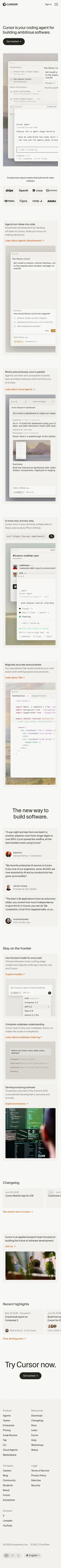 Cursor — mobile