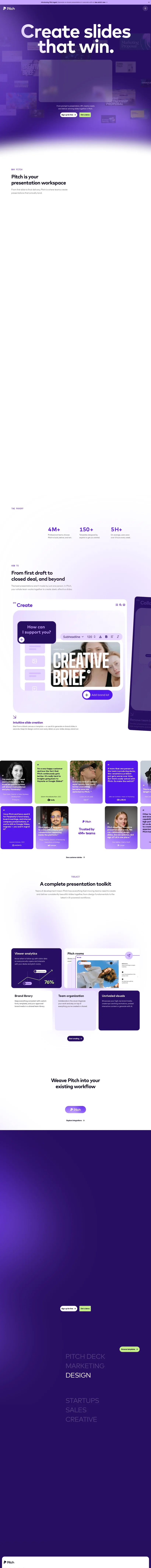Pitch — desktop